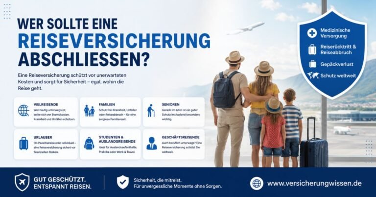 Wer sollte eine Reiseversicherung abschließen?