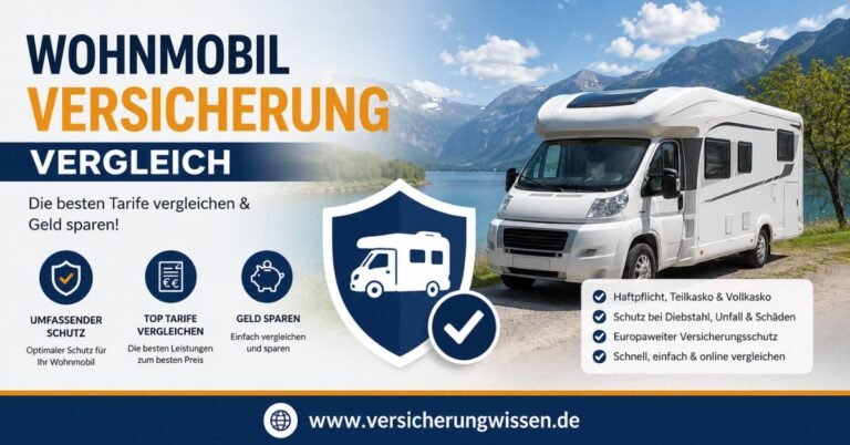 Wohnmobil Versicherung Vergleich