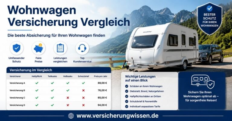 Wohnwagen Versicherung Vergleich