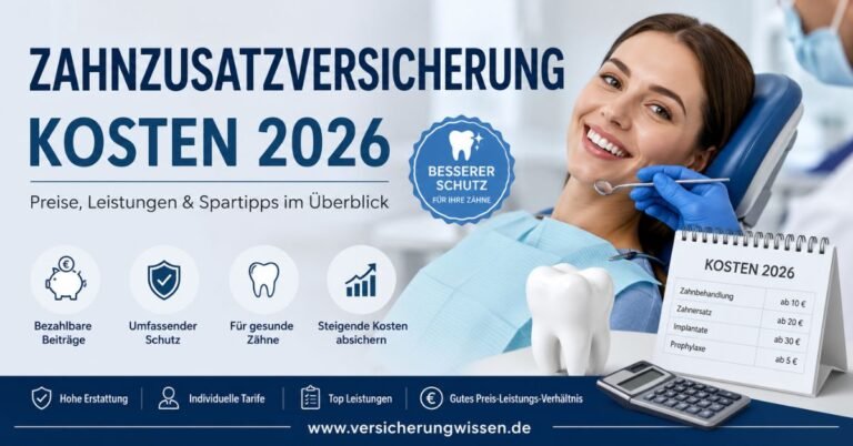 Zahnzusatzversicherung Kosten 2026